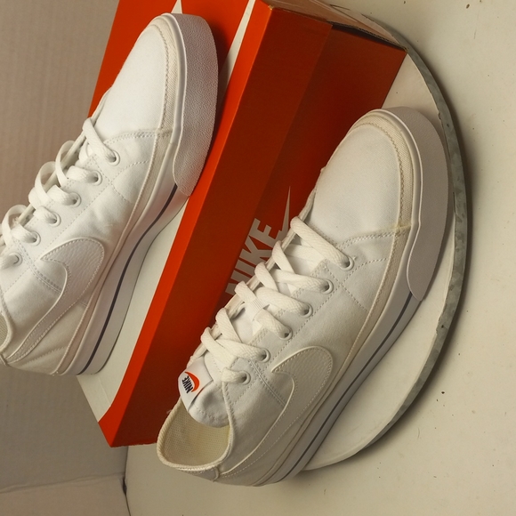 Nike Other - Nike Mens Court Legacy Next Nature Shoes White Canvas Sz 10.5